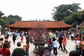Visitors flock to Van Mieu - Quoc Tu Giam on Tet holiday