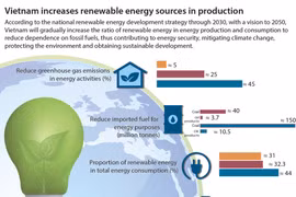 Vietnam increases renewable energy sources in production