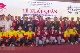 Ceremony sees off Vietnamese sport delegation to Asian Games 2018