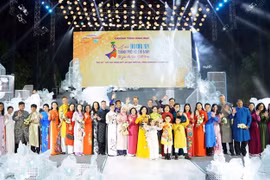 10th HCM City Ao Dai festival in full swing