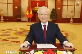 Party leader of Vietnam extends New Year greetings to Laos, Cambodia
