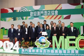 Vietnam joins Macau int’l environment cooperation forum & expo