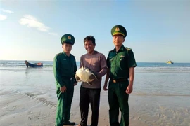 Rare sea turtle released back to wild