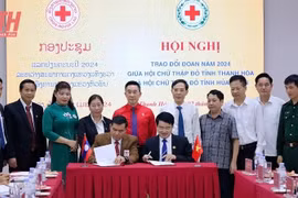 Red cross societies of Thanh Hoa, Laos’ Houaphanh step up cooperation