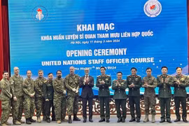 UN staff officer training course opens in Hanoi