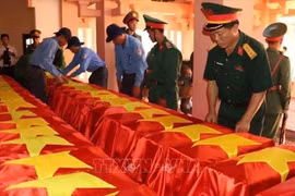 Remains of fallen soldiers repatriated from Cambodia
