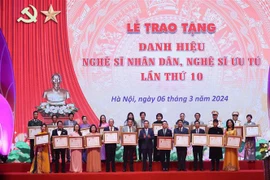 President attends announcement of People’s Artist, Meritorious Artist title winners