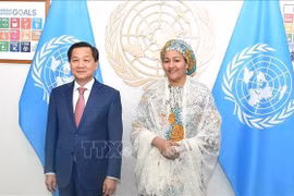 Deputy PM Le Minh Khai meets UN Deputy Secretary General