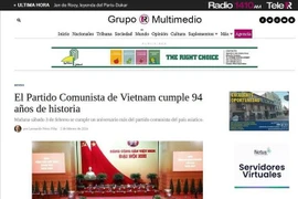 Uruguayan press hails 94-year glorious history of Communist Party of Vietnam 