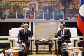 Lao PM hosts delegation of Vietnam Fatherland Front