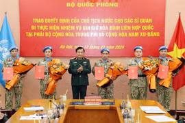 Five Vietnamese officers assigned to join UN peacekeeping mission