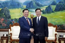 Top leader of Laos applauds Hanoi - Vientiane cooperation