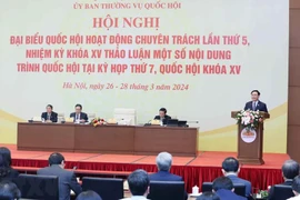 Full-time NA deputies convene fifth meeting in Hanoi