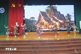 Lao traditional new year celebrated in Thai Nguyen