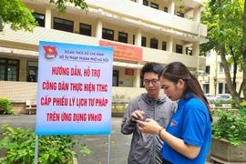 Judicial records issued through VNeID app from April 22
