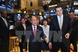 Top legislator visits New York Stock Exchange