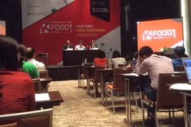 At the press conference
