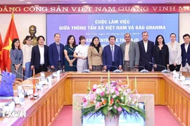 VNA, Granma newspaper strengthen information cooperation