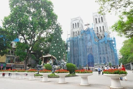 Churches in Hanoi change “coat” for Christmas season
