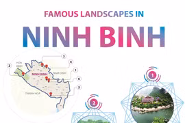 Famous landscapes in Ninh Binh