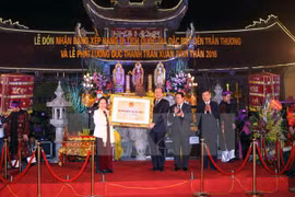 Ha Nam: Tran Thuong Temple named special national relic site 