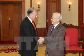 Party leader receives Mexico’s Labour Party officials