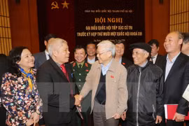 Party Chief meets with Hanoi voters 