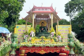 Jade Buddha statute conveys peace message in Vinh Phuc province