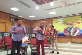 Colombia’s Vallenato music band performs in Hanoi 