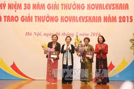 Ceremony marks 30 years of Kovalevskaia Prize in Vietnam 