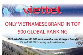 Viettel only Vietnamese brand in top 500 global ranking