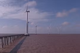 5.7 trillion VND wind power plant inaugurated in Soc Trang