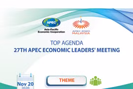 Top agenda of 27th APEC Economic Leaders' Meeting