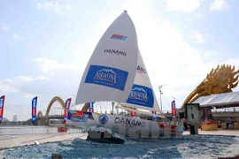 Clipper’s sailing boat model on display in Da Nang