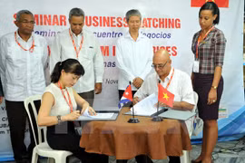 Vietnam inks 2-mln-USD deals in Cuban trade fair 