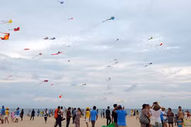 Flying kites - Happiness on a string