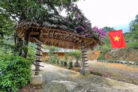 Unique gates in Sin Suoi Ho - village of Mong ethnic people