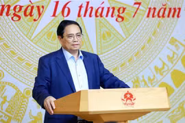 Prime Minister Pham Minh Chinh addresses the conference. (Photo: VNA)