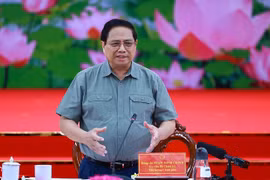 PM Pham Minh Chinh speaks at the meeting (Photo: VNA)