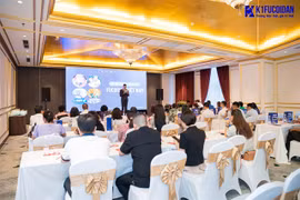 A meeting to introduce the health protection product K1Fucoidan. (Photo: VNA)