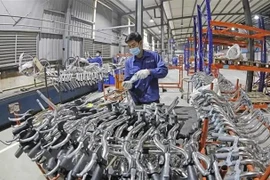 Bicycle production at Thong Nhat JSC (Photo: VNA)