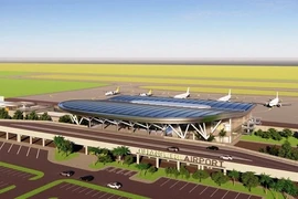 The visual model of the Quang Trị Airport. (Photo: vietnamfinance.vn)