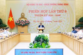 Prime Minister Pham Minh Chinh addresses the meeting (Photo: VNA)