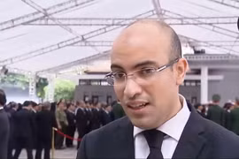 Algerian Ambassador to Vietnam Sofiane Chaib. (Photo: VTC1)
