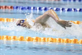 Vietnamese swimmer Nguyen Huy Hoang (Photo: VNA)