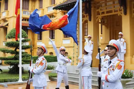 Flag raising ceremony celebrates ASEAN’s 53rd founding anniversary