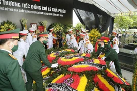 Former Party General Secretary Le Kha Phieu laid to rest in solemn ceremony