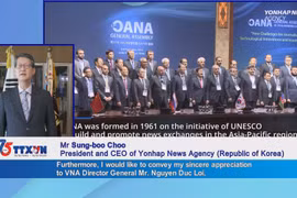 Yonhap President congratulates Vietnam News Agency on 75th founding day