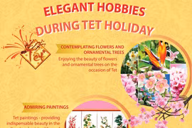 Elegant hobbies during Tet holiday