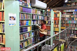 Oldest bookstore on Dinh Le Street in Hanoi